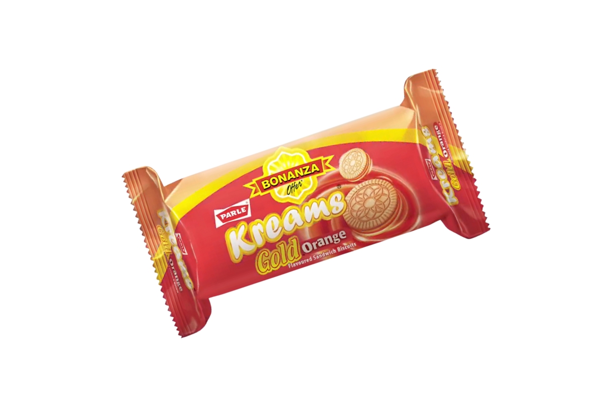 Parle Kreams Orange Biscuits