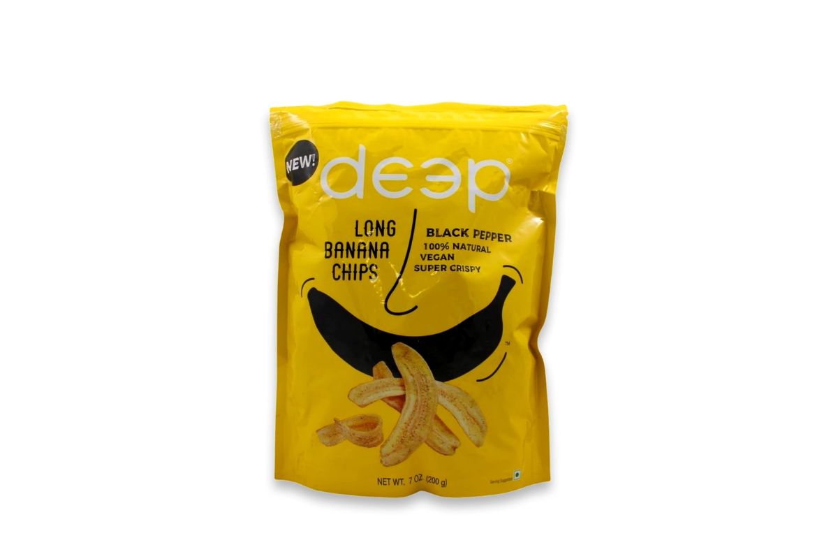 Deep Long Banana Chips Black Pepper