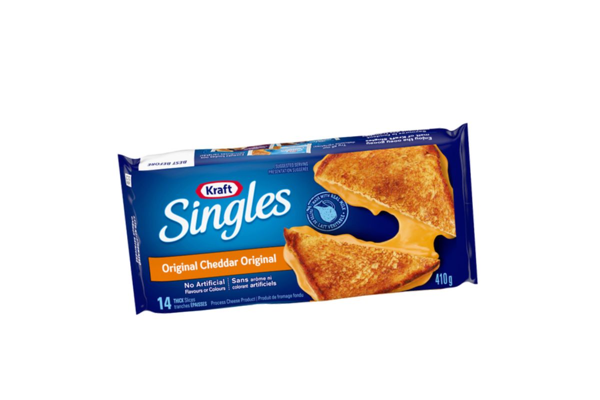 Kraft Sliced Cheese Original Cheddar image
