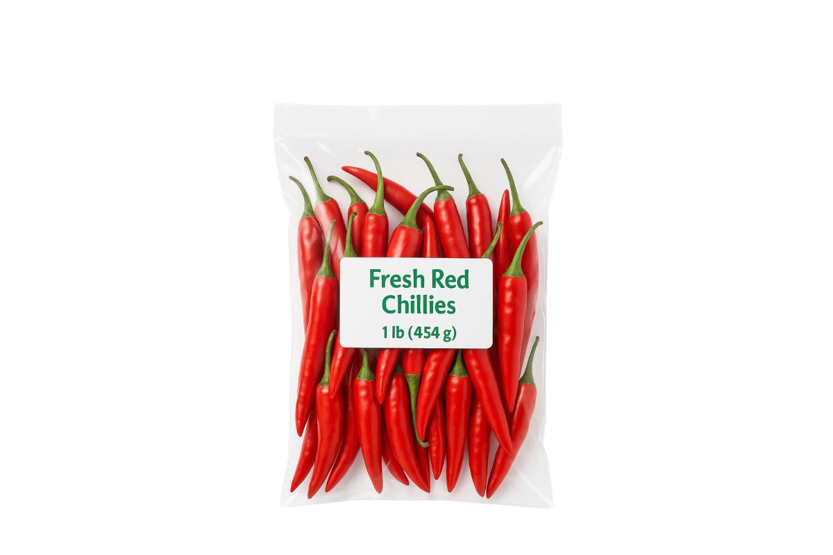 Fresh Red Long Chillies