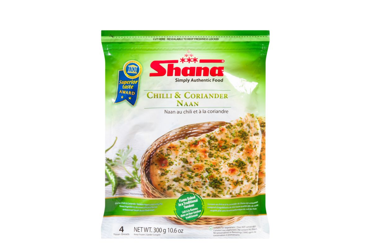 Shana Chilli Coriander Naan (Inactive) image