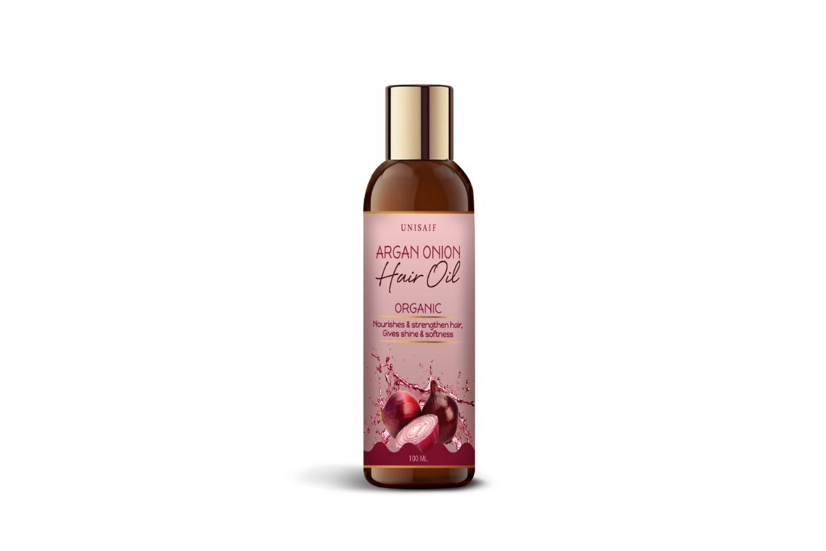 Unisaif Argan Onion Hair Oil For Hairfall Dandruff