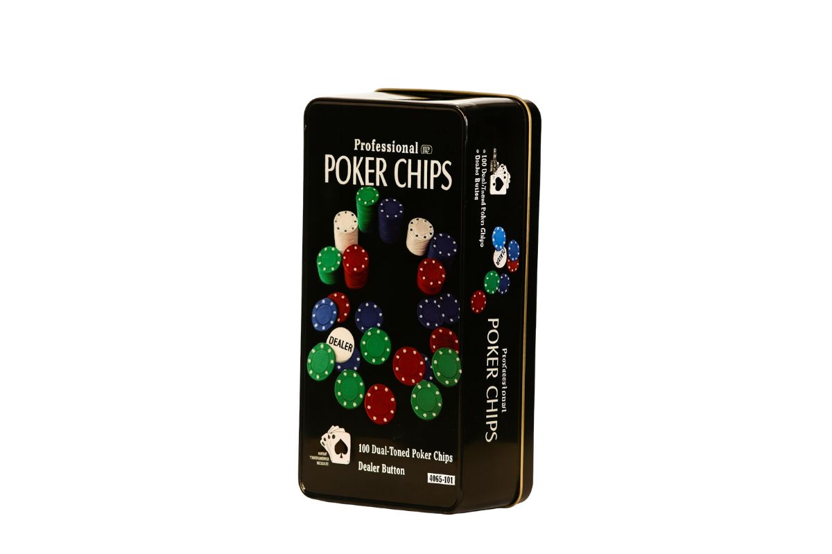 Poker Chips Metal Box image