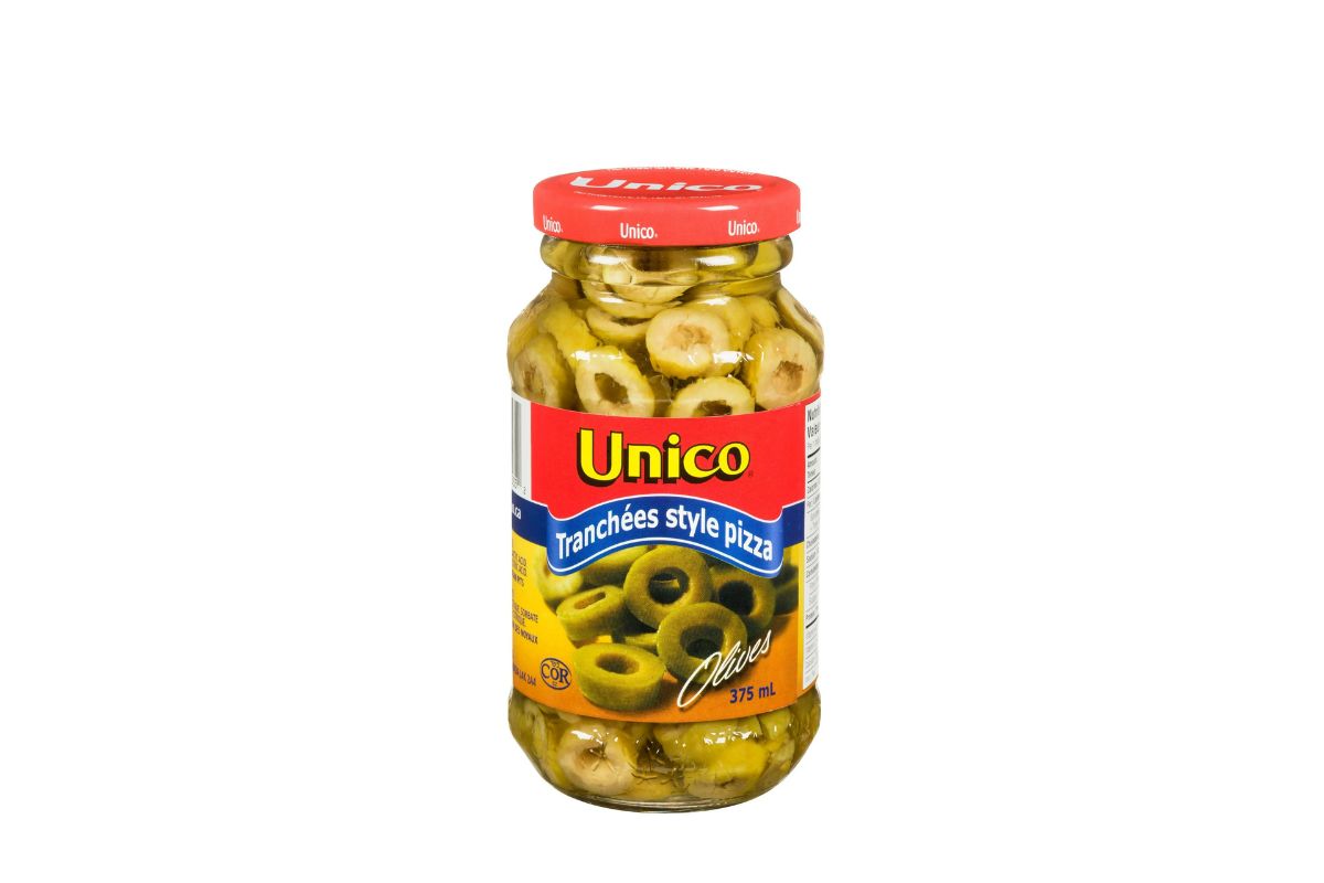 Unico Sliced Pizza Olives