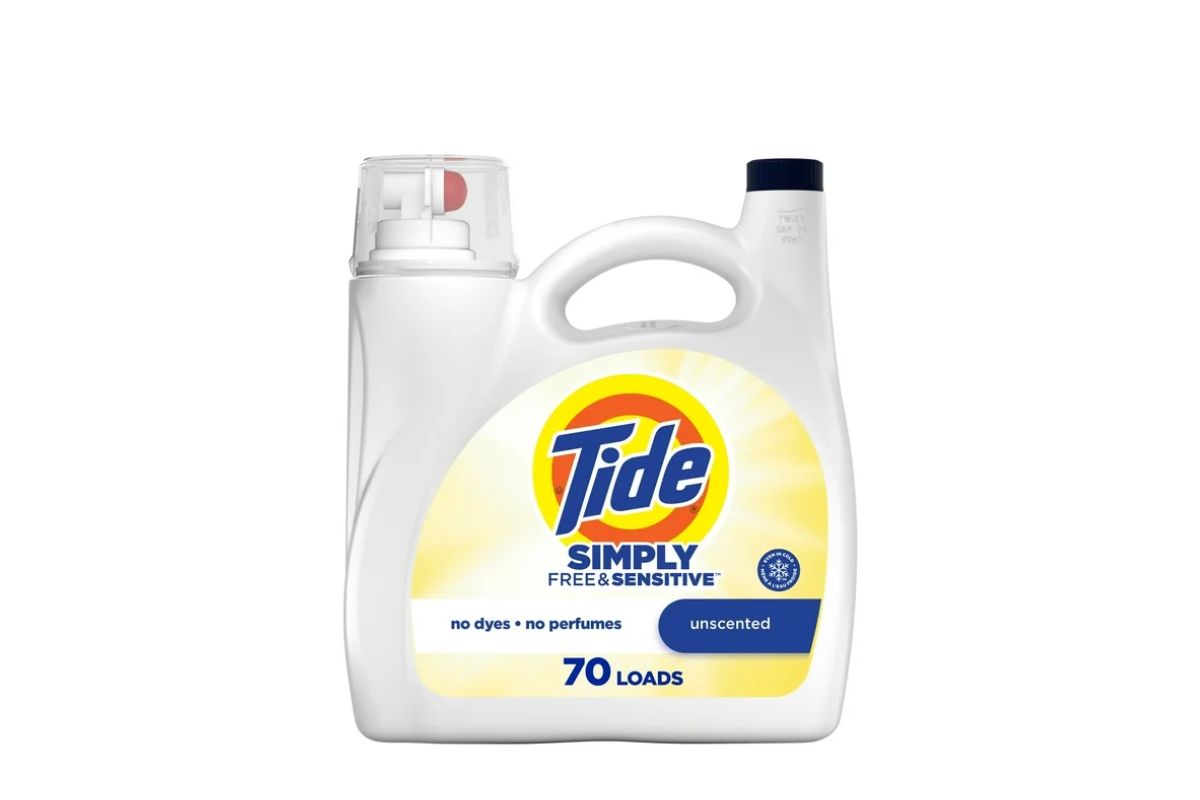 Tide Liquid Detergent Unscented (White)