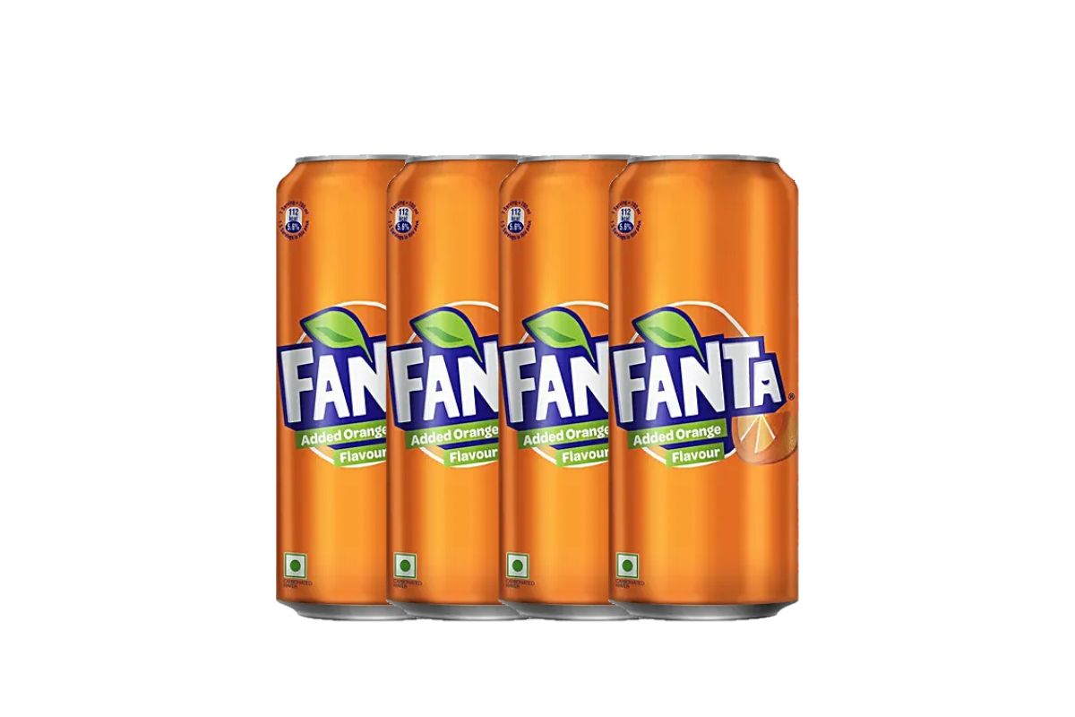 Fanta Soft Drink  (4 cans) image