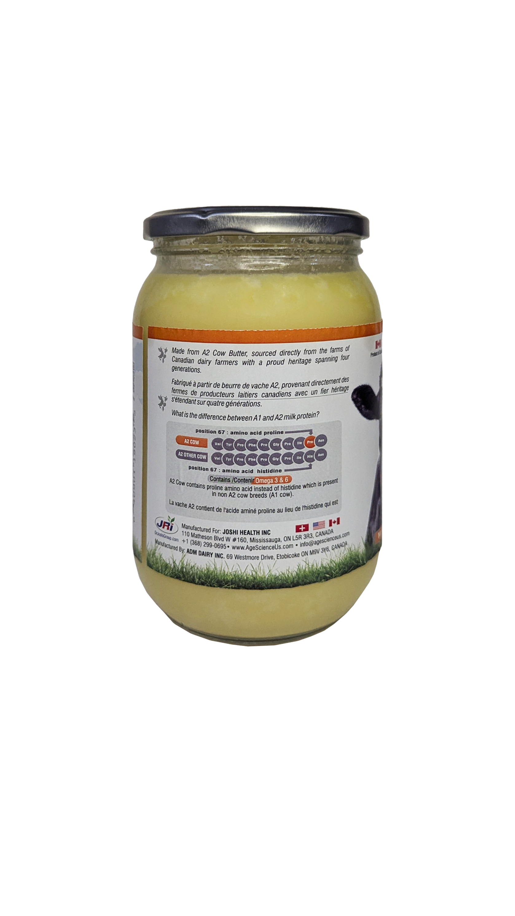 AgeScience A2 Ghee - Desi Ghee - Made in Canada image