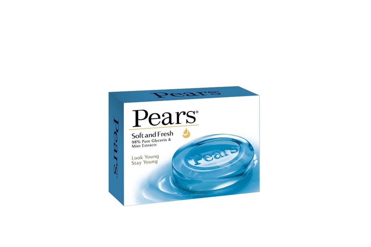 Pears Soft & Fresh Soap Bar (with Mint Extracts)