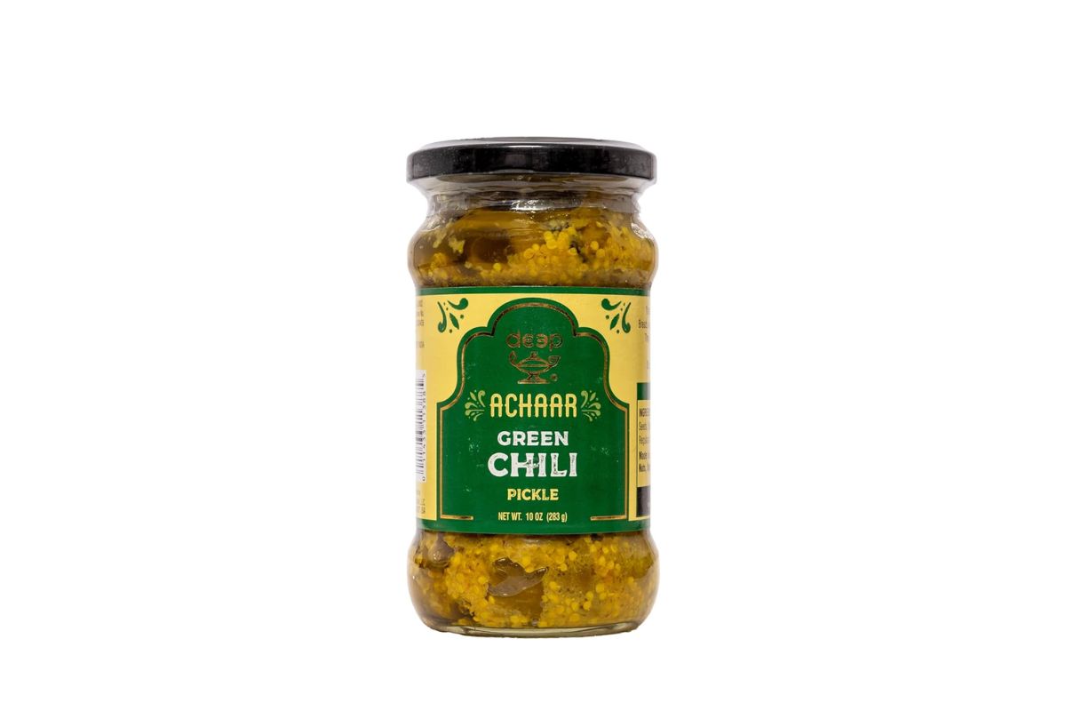 Deep Green Chilli Pickle