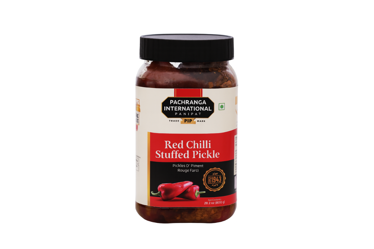 Pachranga Red Chillies Pickle(Stuffed) image