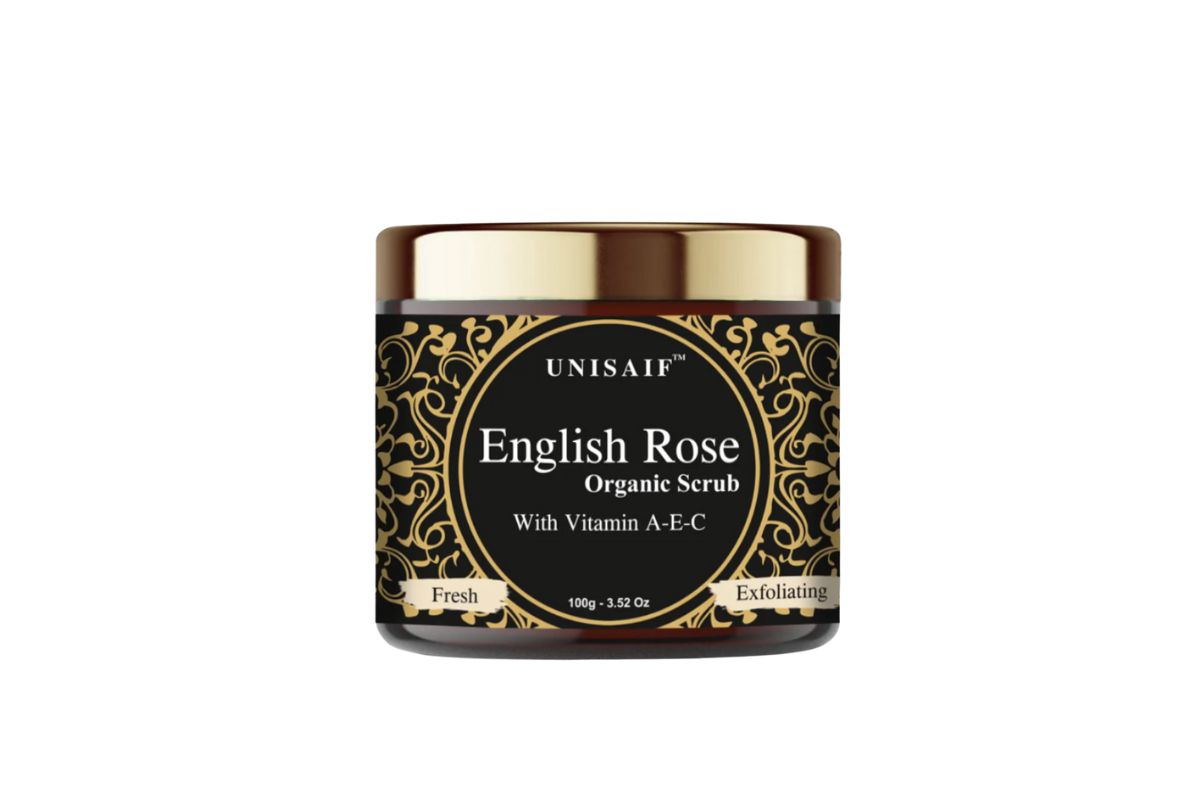 Unisaif English Rose Face Scrub image