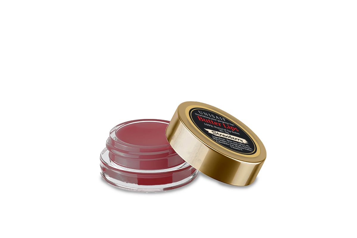 Unisaif Strawberry Organic Lip Balm image