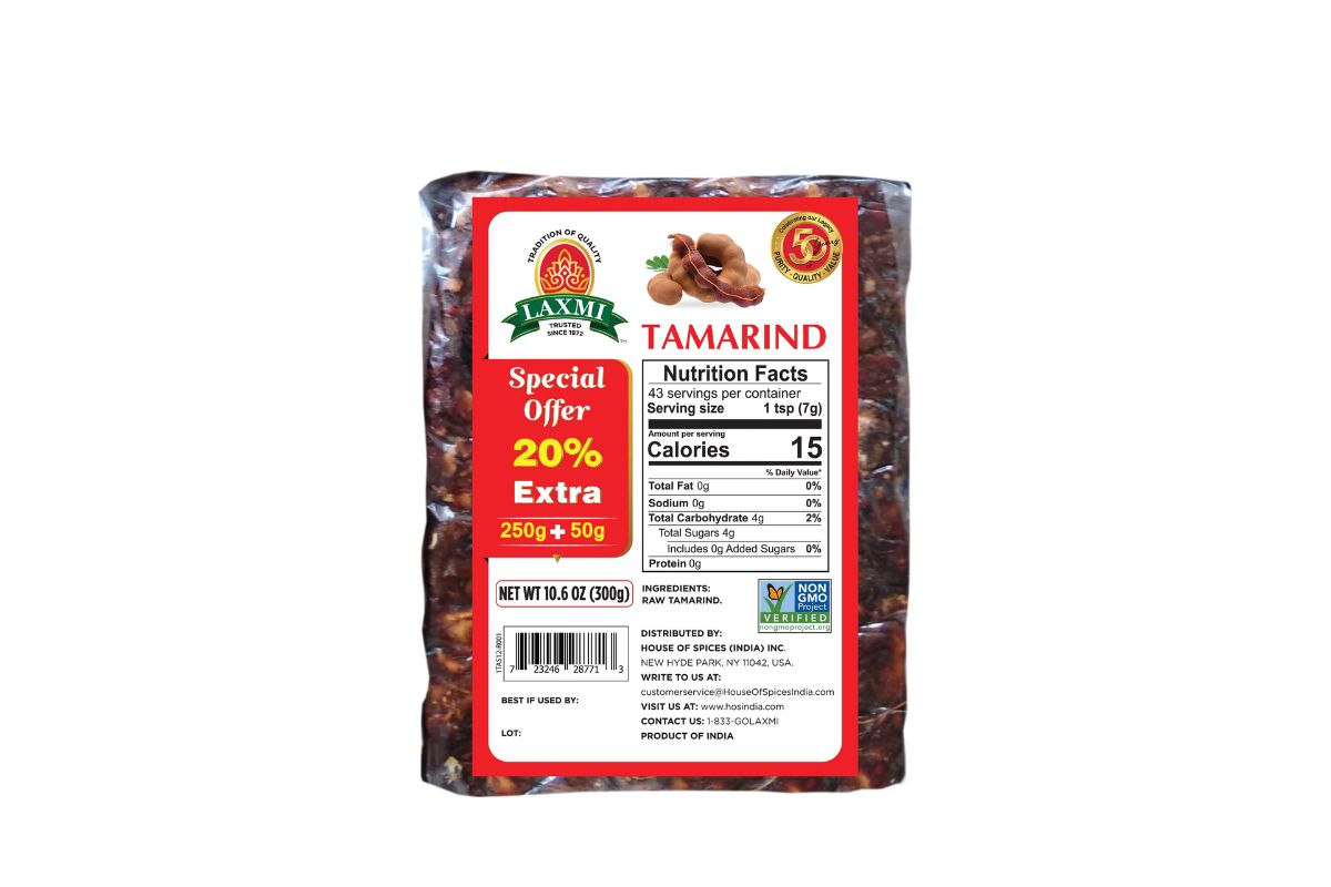 Laxmi Raw Tamarind Slab