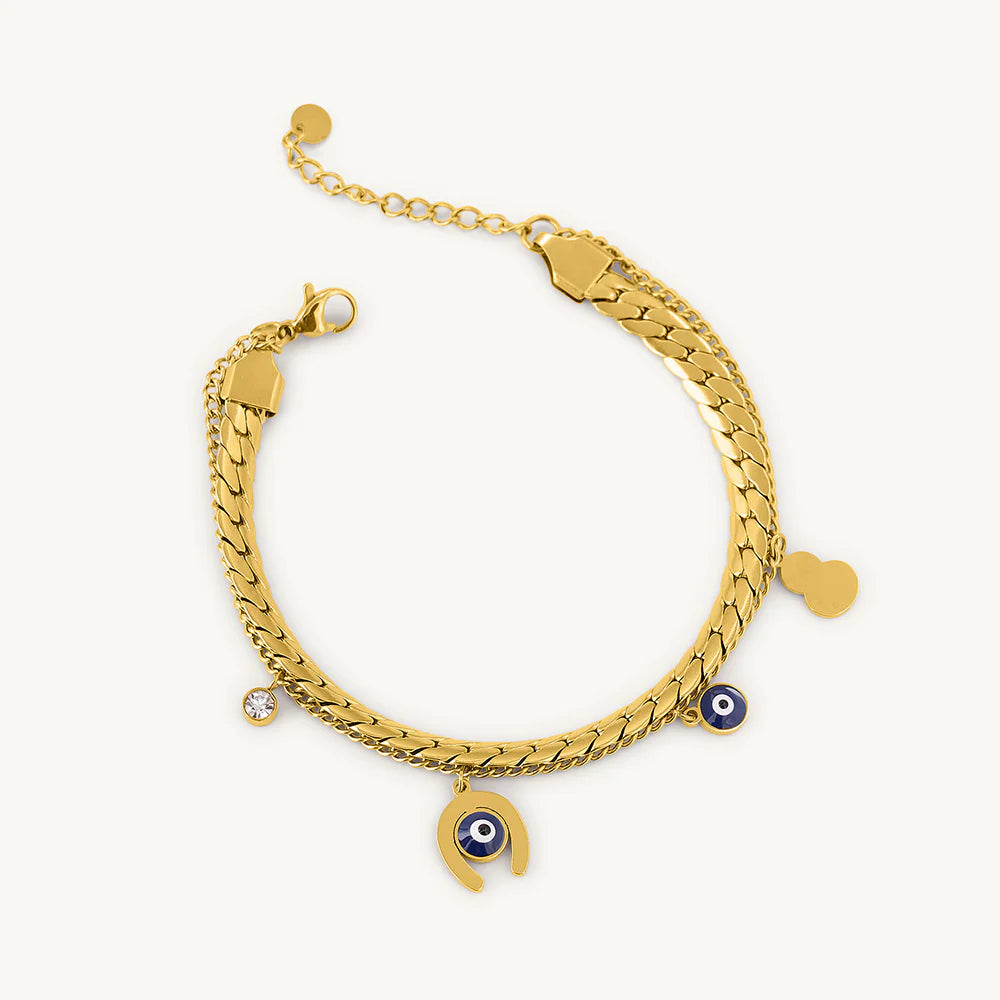 Evil Eye Layered Bracelet image