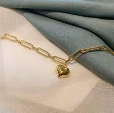 Heart Charm GOLD Bracelet image