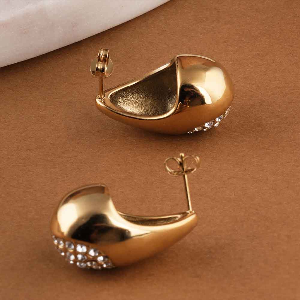 Studded Pave Tear Studs image